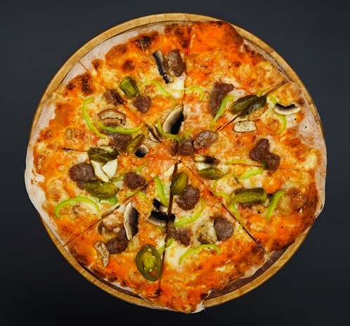Meatball Pizza