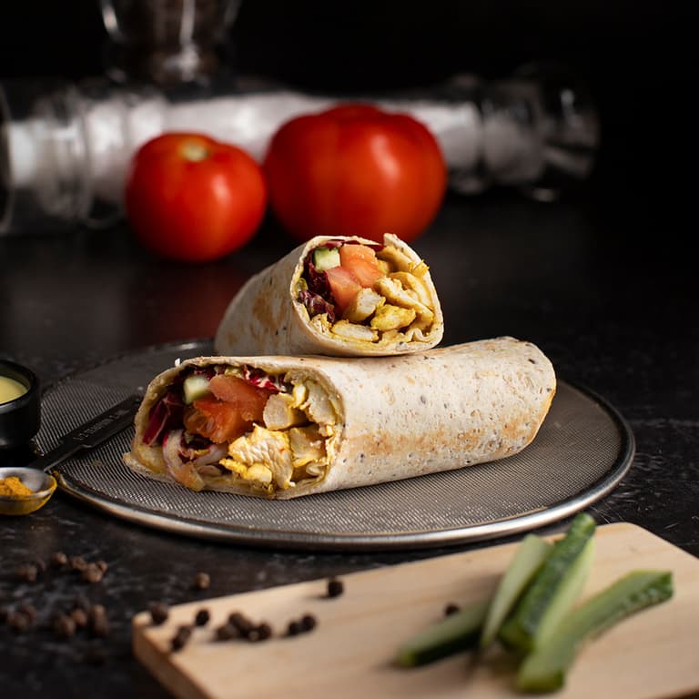 Curry Chicken Wrap Curry Chicken Wrap