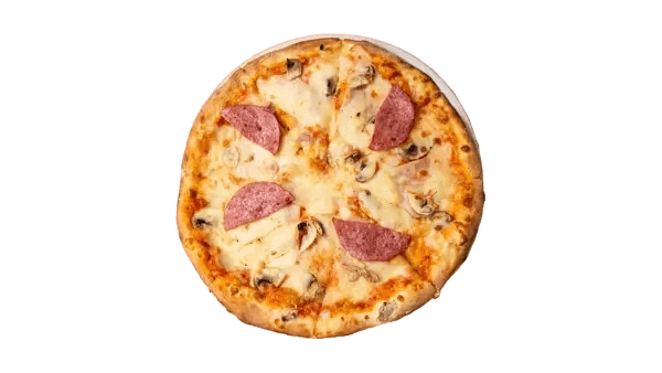 Pizza Sallam & Kërpudhë Pizza Sallam & Kërpudhë