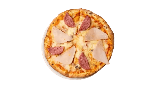 Pizza Sallam & Proshutë Pizza Sallam & Proshutë