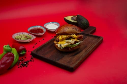Dalton Burger with french fries Dalton Burger with french fries