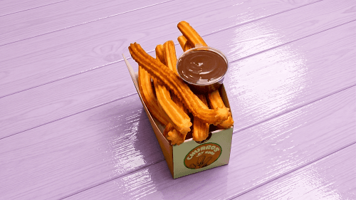 Churros me çokollatë Qumështi Churros me çokollatë Qumështi